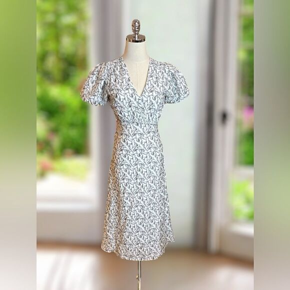 CLUB MONACO MIDI Button Front Dress Size 0 - Picture 10 of 16